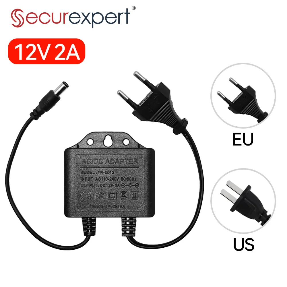 Outdoor Power Adapter - Adattatore di Alimentazione DC12V 2A Impermeabile