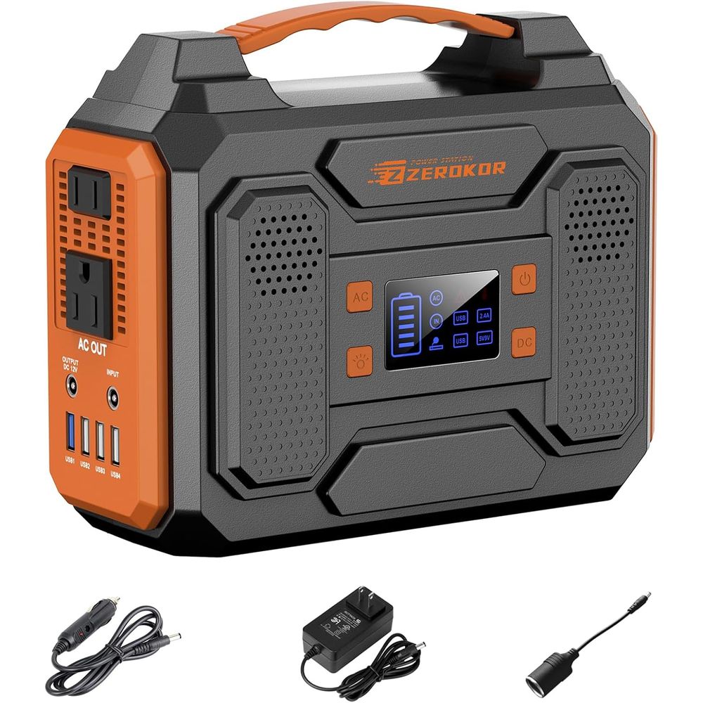 Outdoor Power Bank With Ac Outlet - Generatore solare da 300 W, Power