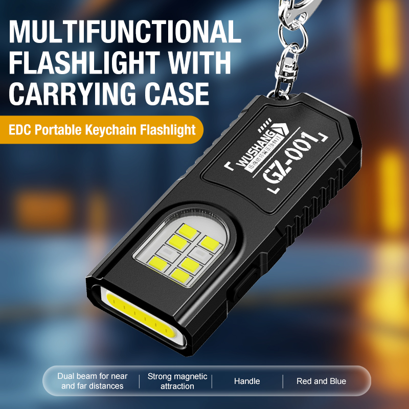 Outdoor Power Works - Torcia LED COB Portatile con Clip,