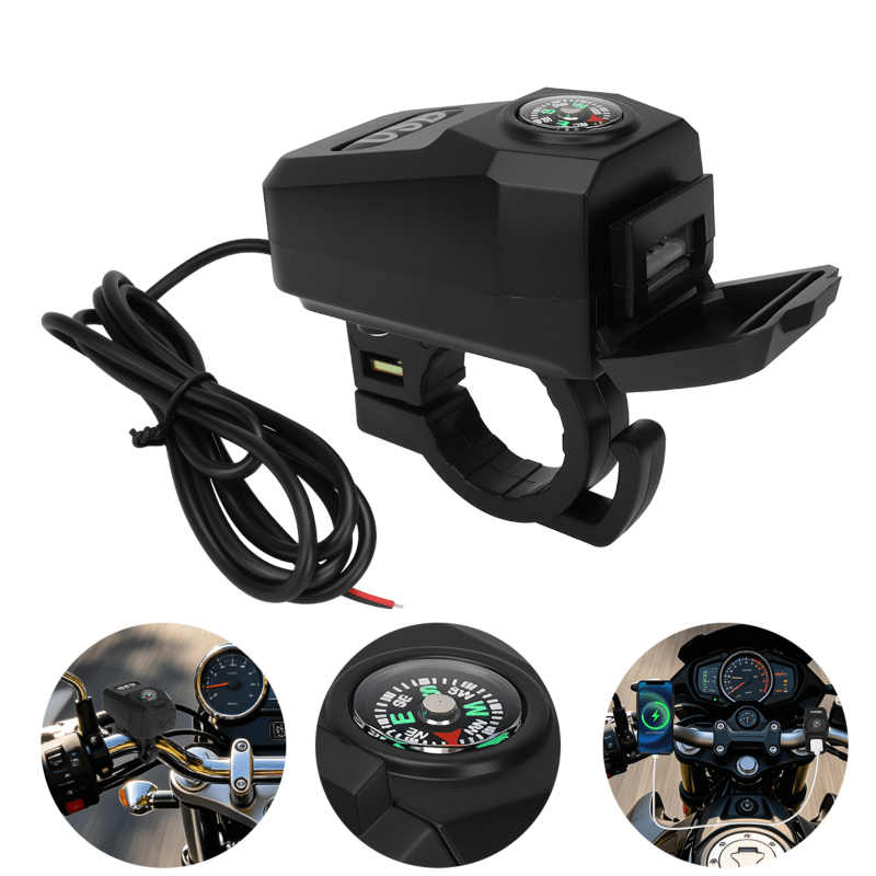 Outdoor Usb Power Adapter - Presa USB per Moto QC3.0 Caricatore