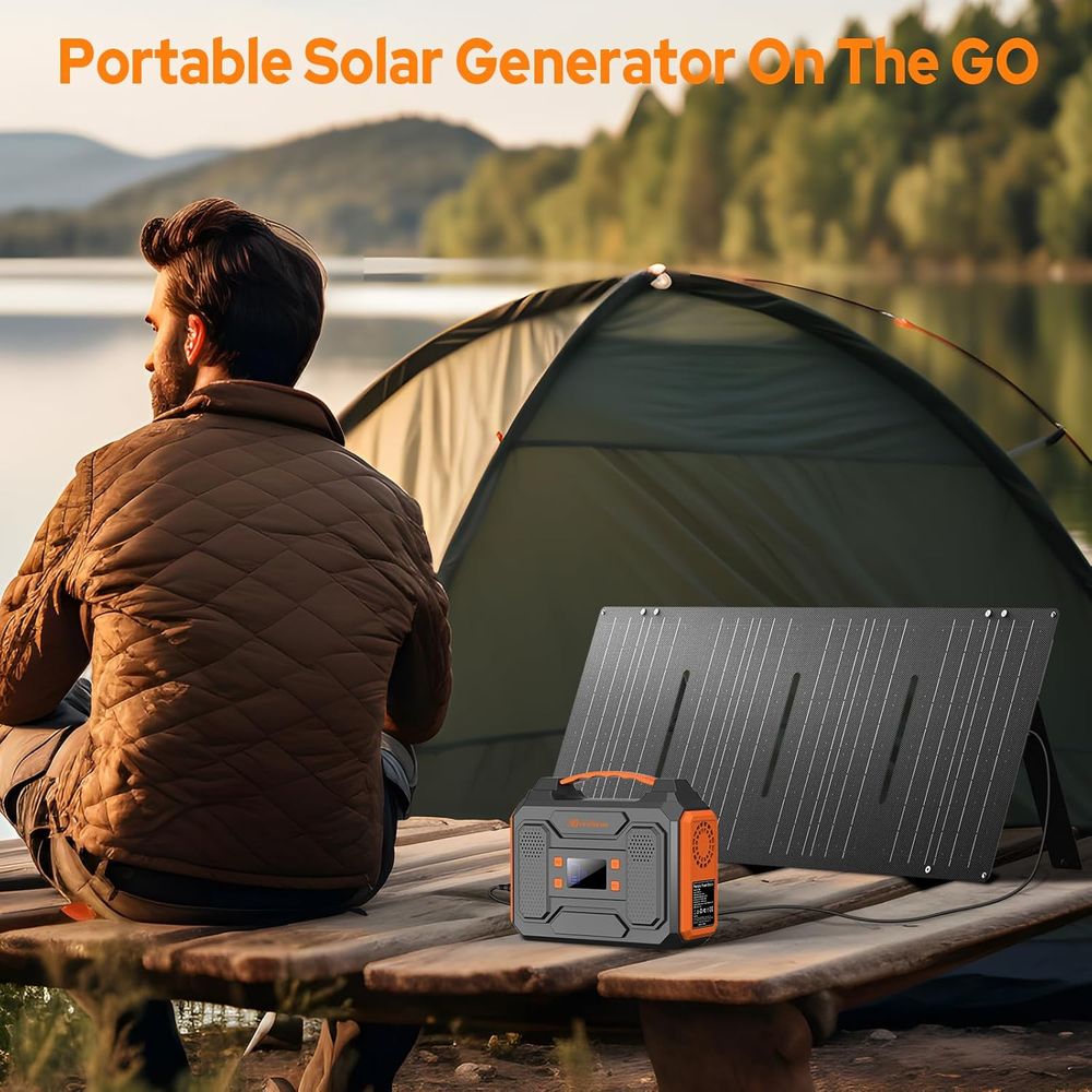 Generatore solare da 300 W, Po - Outdoor Power Bank With Ac Outlet recensione e prezzo