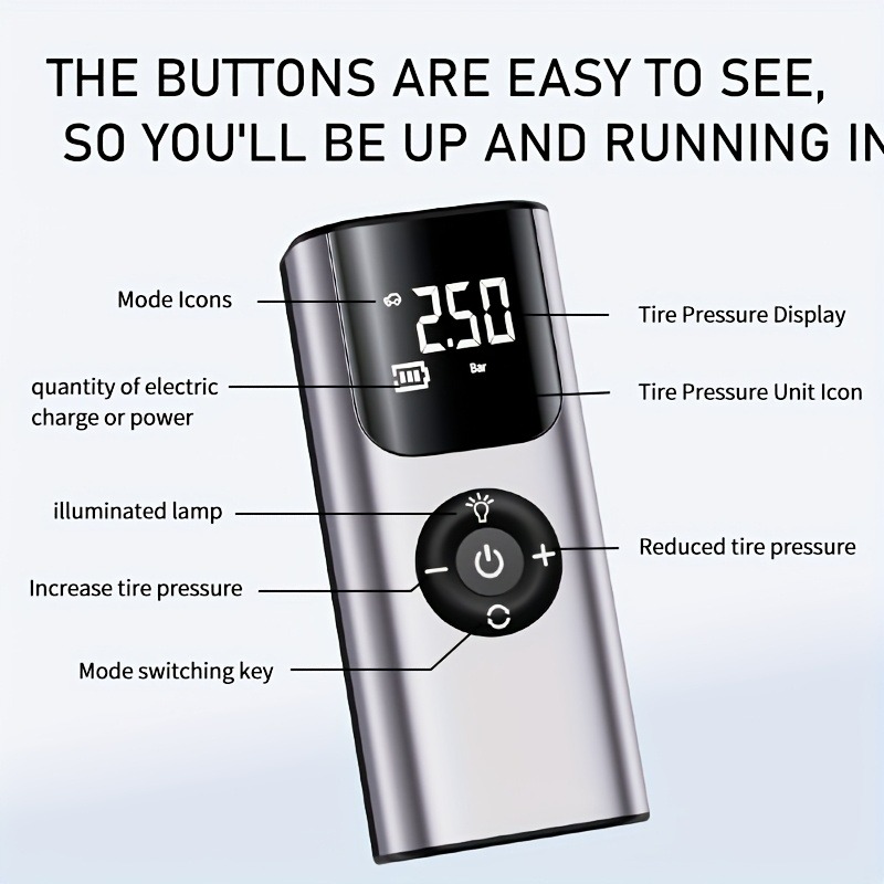 Pompa d'aria wireless per auto - Air Compressor Portable recensione e prezzo