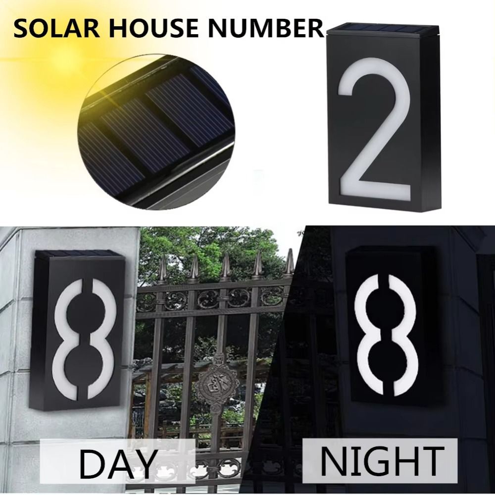 Numero Civico Solare a LED Fac - Outdoor Power Number recensione e prezzo