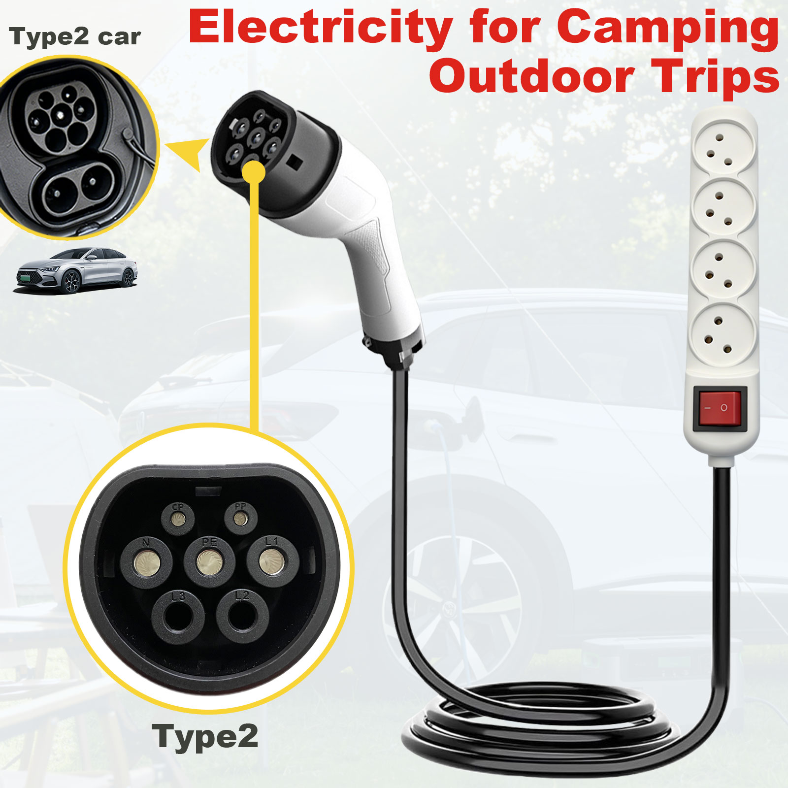 Adattatore di scarico V2L Tipo - Outdoor Power Adapter recensione e prezzo