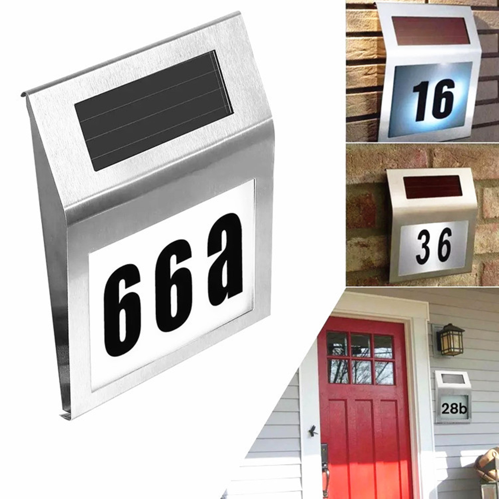 Numero civico lampada solare a - Outdoor Power Number recensione e prezzo