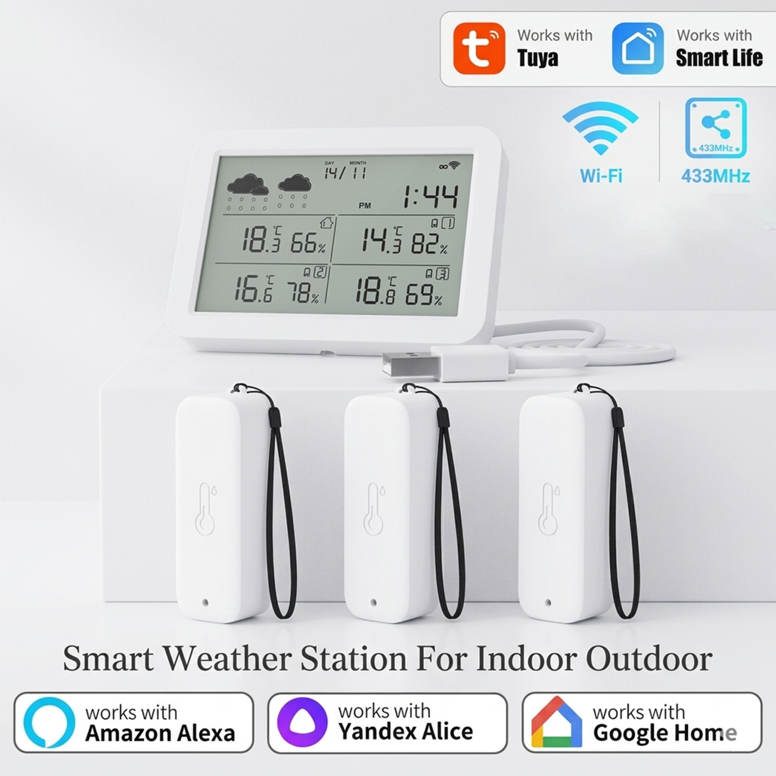 Stazione Meteo Tuya WiFi+RF433 - Outdoor Power Meter recensione e prezzo