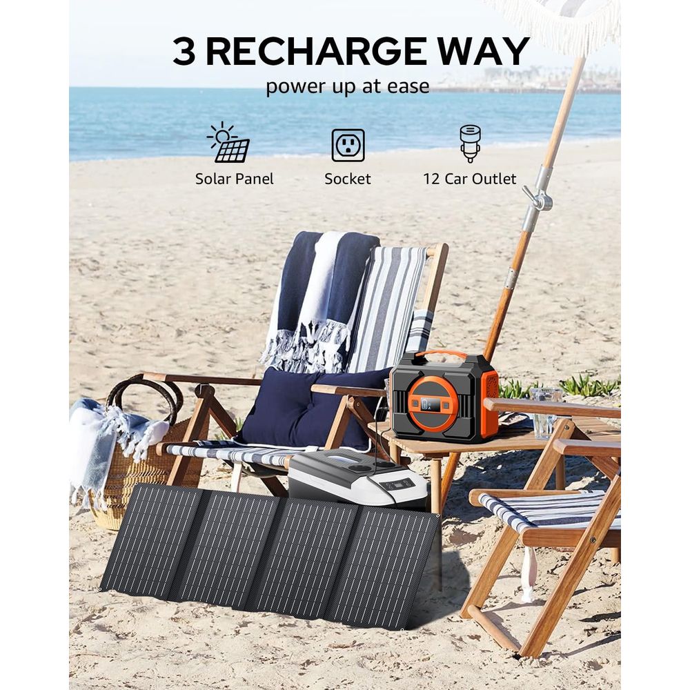 Generatore solare portatile da - Outdoor Power Bank With Ac Outlet recensione e prezzo